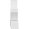 Ekena Millwork Saratoga Architectural Grade PVC Gable Bracket, 96"W x 16"H x 4"D x 4"F, 4/12 Pitch GBP096X16X0404SAR00 - alternate 4